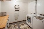 Fully equipped downstairs laundry room 